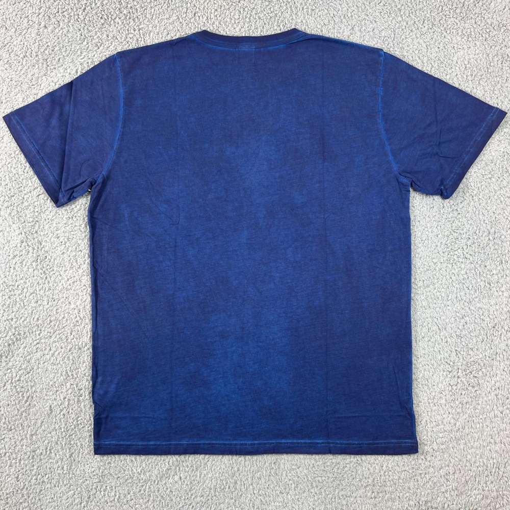 PRPS GOODS&CO Blue Graphic T Shirt "New York Japan Original Denim Brand" Mens XL - Picture 2 of 11
